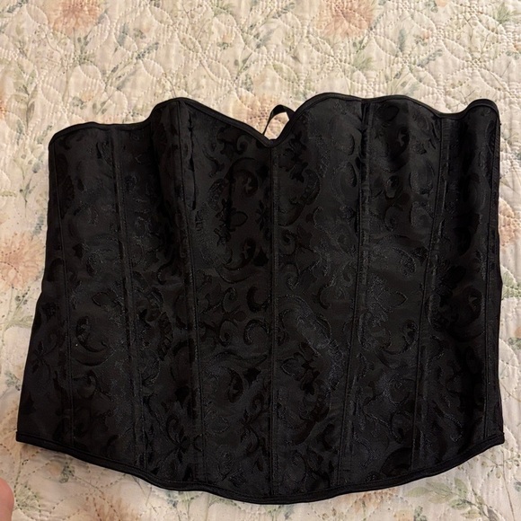 Tops - Elegant Black Corset Top